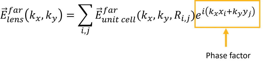 farfield summation formula